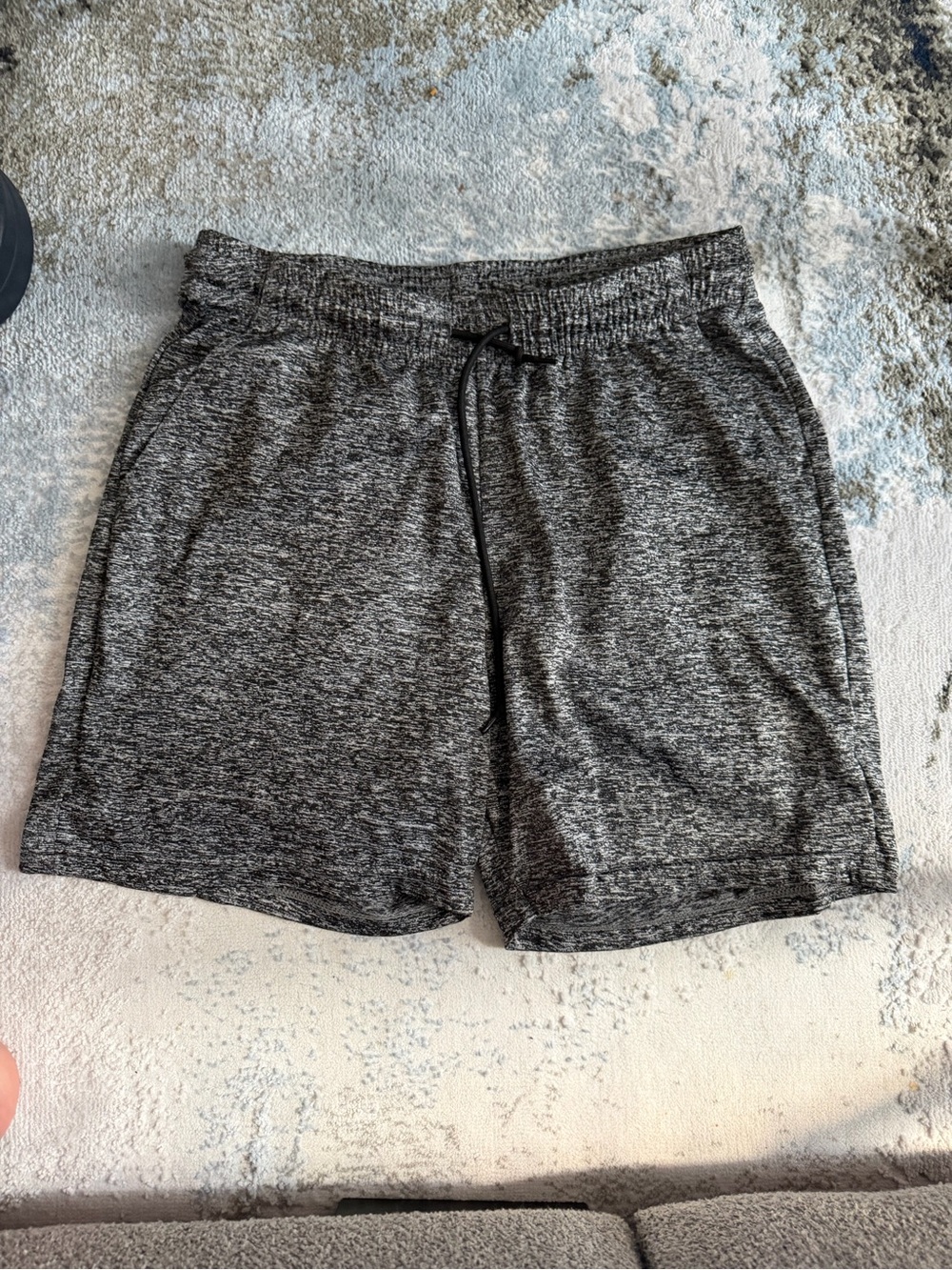 Men's Heathered Charcoal Athletic Shorts